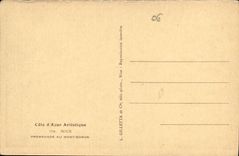 CPA Nice Promenade au Mont Boron Bateau