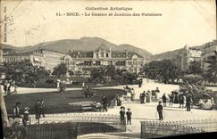 CPA Nice Le Casino et Jardins des Palmiers