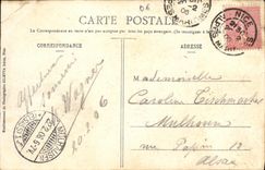 CPA Nice Le Casino et Jardins des Palmiers