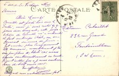 VINTAGE POSTCARD Cote D Azur has flight D aero of Cannes has Nice