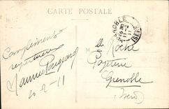 CPA Nice Monument Leon Gambetta Par Maubert statuaire