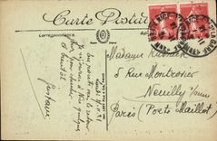 VINTAGE POSTCARD Nice Panoramic View of the Gardens Albert Ier