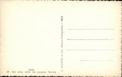 CPA Nice Vue prise entre les pergolas fleuries