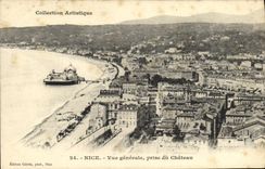 VINTAGE POSTCARD Nice View taken Castle