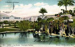 CPA Nice La Grotte Noveaux Jardins