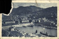 CPA Nice entre les Collines Le Port