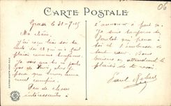 VINTAGE POSTCARD Nice the Beach Walk of the South Boats of sin