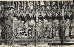 CPA Cathedrale de Chartres Fragment du Tour du Choeur XVl siecle