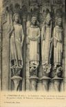 CPA Chartres La Cathedrale Details du Porche du Portail sud St Theodore St Etienne St Clement St Laurent