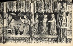 CPA Cathedrale de Chartres Pourtour du Choeur XVl siecle L annonciation