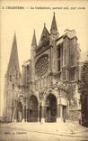 CPA Chartres La Cathedrale portail sud Xlll e siecle