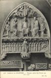 CPA Cathedrale de Chartres Tympan central Porche sud vers 1230