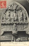 CPA Cathedrale de Chartres Tympan central du Porche sud vers 1230
