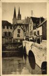 CPA Chartres Vieux Pont et Vielles Maisons