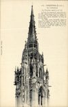 CPA Chartres La Cathedrale Le Clocher neuf