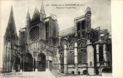 CPA Cathedrale de Chartres Portail et Facade Sud