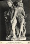 CPA Cathedrale de Chartres Adam et Eve