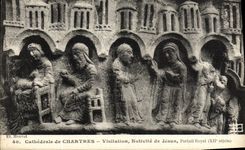 CPA Cathedrale de Chartres Visitation Nativite de Jesus