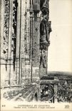 CPA Cathedrale de Chartres Clocher nord Contrefort d angle sud ouest