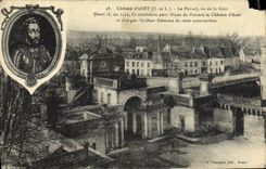 CPA Chateau d Anet Le Portail vu de la Cour Henri ll 