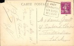CPA Chateau d Anet Le Portail vu de la Cour Henri ll 