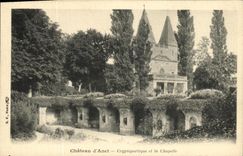 CPA Chateau d Anet Cryptoportique et la Chapelle