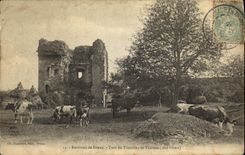 Alrededores de la POSTAL de la VENDIMIA de la vuelta de Dreux de Tremblay el vizconde Cows