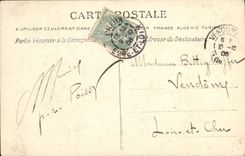 Tumbas de Dreux de la POSTAL de la VENDIMIA de la camara acorazada