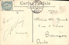 Tumba de St  Louis de la camara acorazada de Dreux de la POSTAL de la VENDIMIA del duque y de la duquesa D Orleans