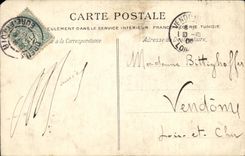 POSTAL Dreux de la VENDIMIA la tumba de Louis Felipe