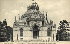 Castillo de la POSTAL de la VENDIMIA del entierro de St  Louis de la camara acorazada de Dreux de la familia D Orleans