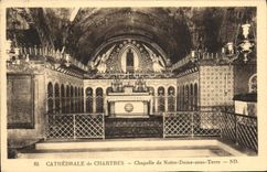 CPA Chartres de Cathedrale Chapelle de Notre Dame Sous Terre