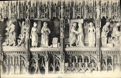 CPA Chartres de Cathedrale Pourtour du Choeur