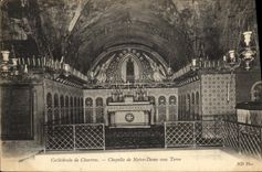 CPA Chartres Cathedrale de Chapelle de Notre Dame Sous Terre