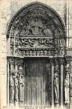 CPA Chartres Cathedrale Portail Royal