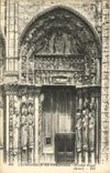 CPA Chartres Cathedrale Portail Royal