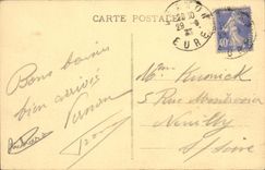 VINTAGE POSTCARD Vernon Old Bridge and Turrets of Vernonnet