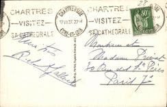CPA Nogent le Rotrou Le Chateau de Saint Jean Cote Ouest