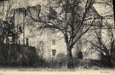 CPA Nogent le Rotrou Chateau de Saint Jean L Entree