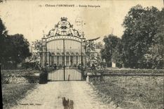 CPA Chateau d Abondant Entree Principale