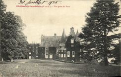 CPA Chateau de Courtalain Vue prise du parc