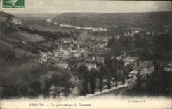 VINTAGE POSTCARD Vernon Panoramic View of Vernonnet