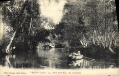 VINTAGE POSTCARD Vernon Arm of St Jean To the wire of L water