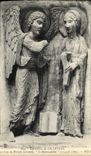 CPA Cathedrale de Chartres Linteau du portail Sud Ouest L Annonciation 
