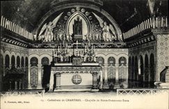 CPA Cathedrale de Chartres Chapelle du Notre Dame Sous Terre