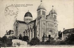CPA Besancon La Franche Basilique St Ferjeux
