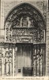 CPA Chartres Cathedrale Portail Royal