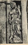 CPA Chartres Cathedrale Detail Portail Nord La science