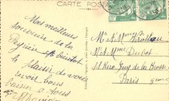 VINTAGE POSTCARD Sarlat the Street of the Mining