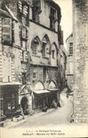 VINTAGE POSTCARD Sarlat House of 14th